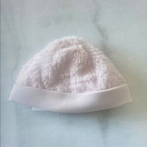Cozy Pink Fuzzy Kids Beanie
